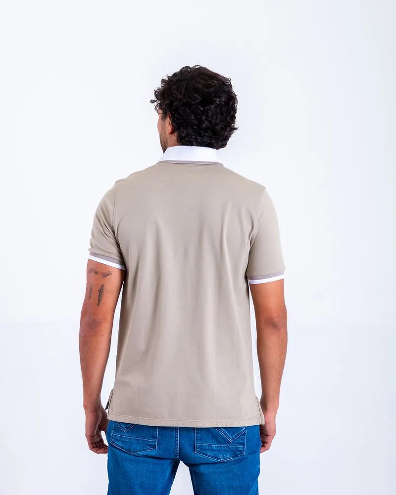 Camiseta Polo Oxford 022583 Verde Pistacho