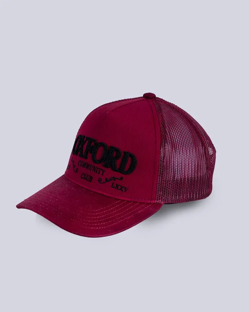 Gorra Oxford 125596 Vinotinto Malla