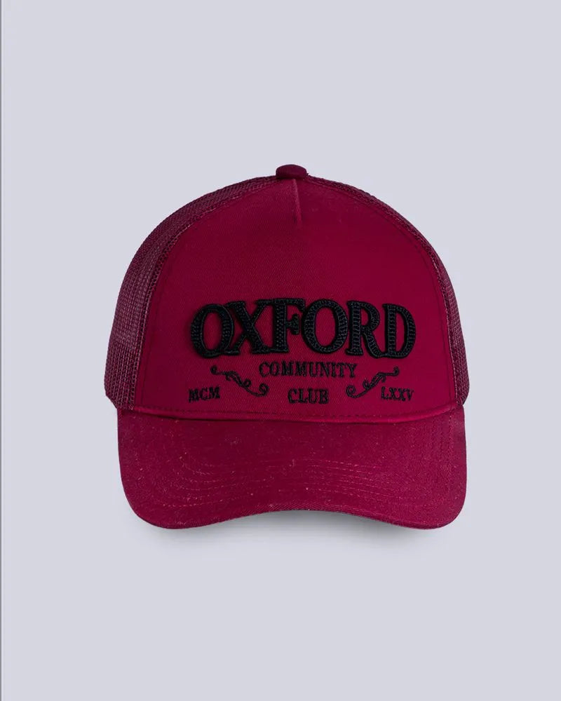 Gorra Oxford 125596 Vinotinto Malla