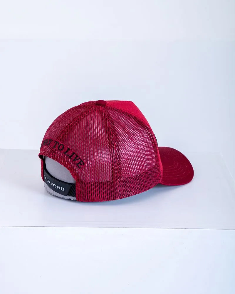 Gorra Oxford 125596 Vinotinto Malla