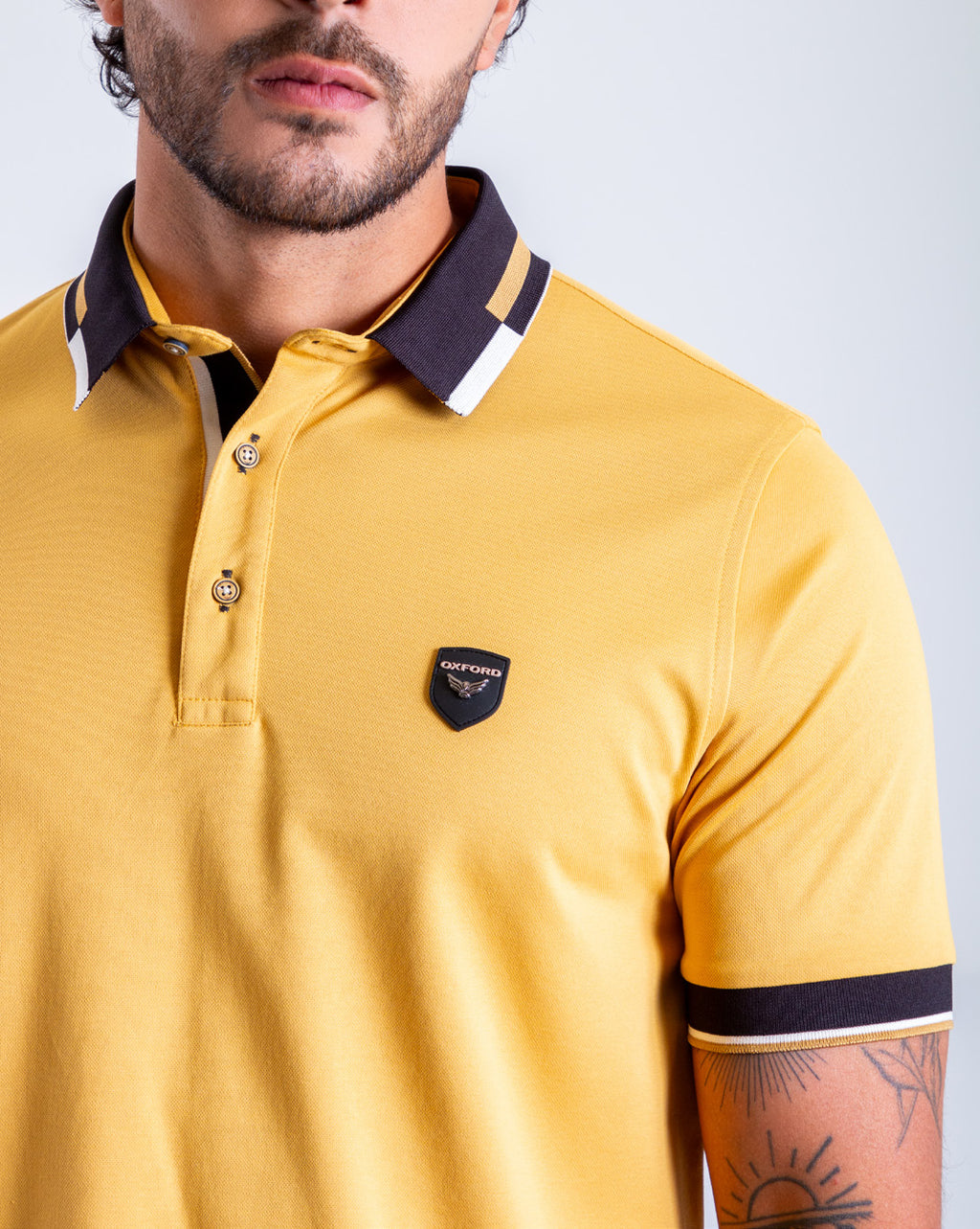 Camiseta Polo Oxford 022572 Ocre