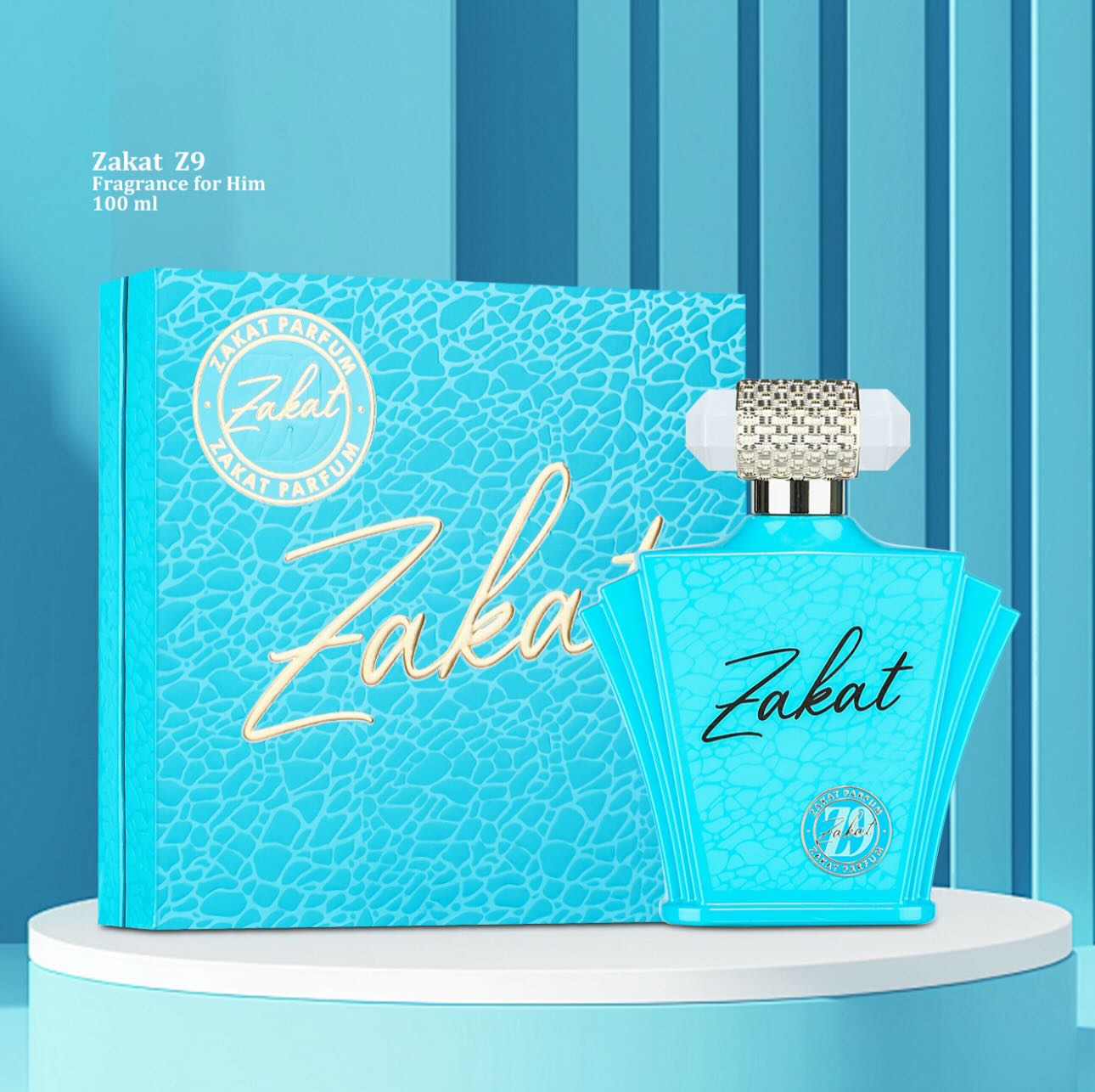 Perfume Zoghbi Zakat Parfum Z9 100 ml EDP (Azul Aguamarina)