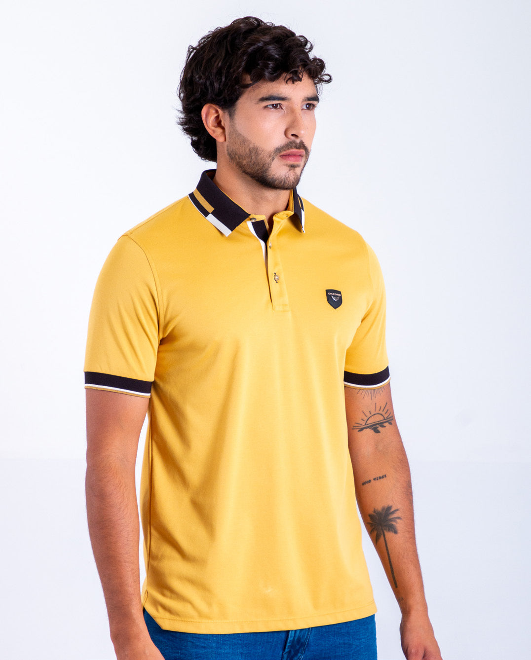 Camiseta Polo Oxford 022572 Ocre