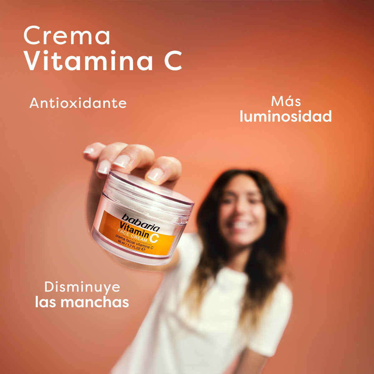 Babaria Crema Facial Vitamina C Antioxidante + Luminosidad 50 ml