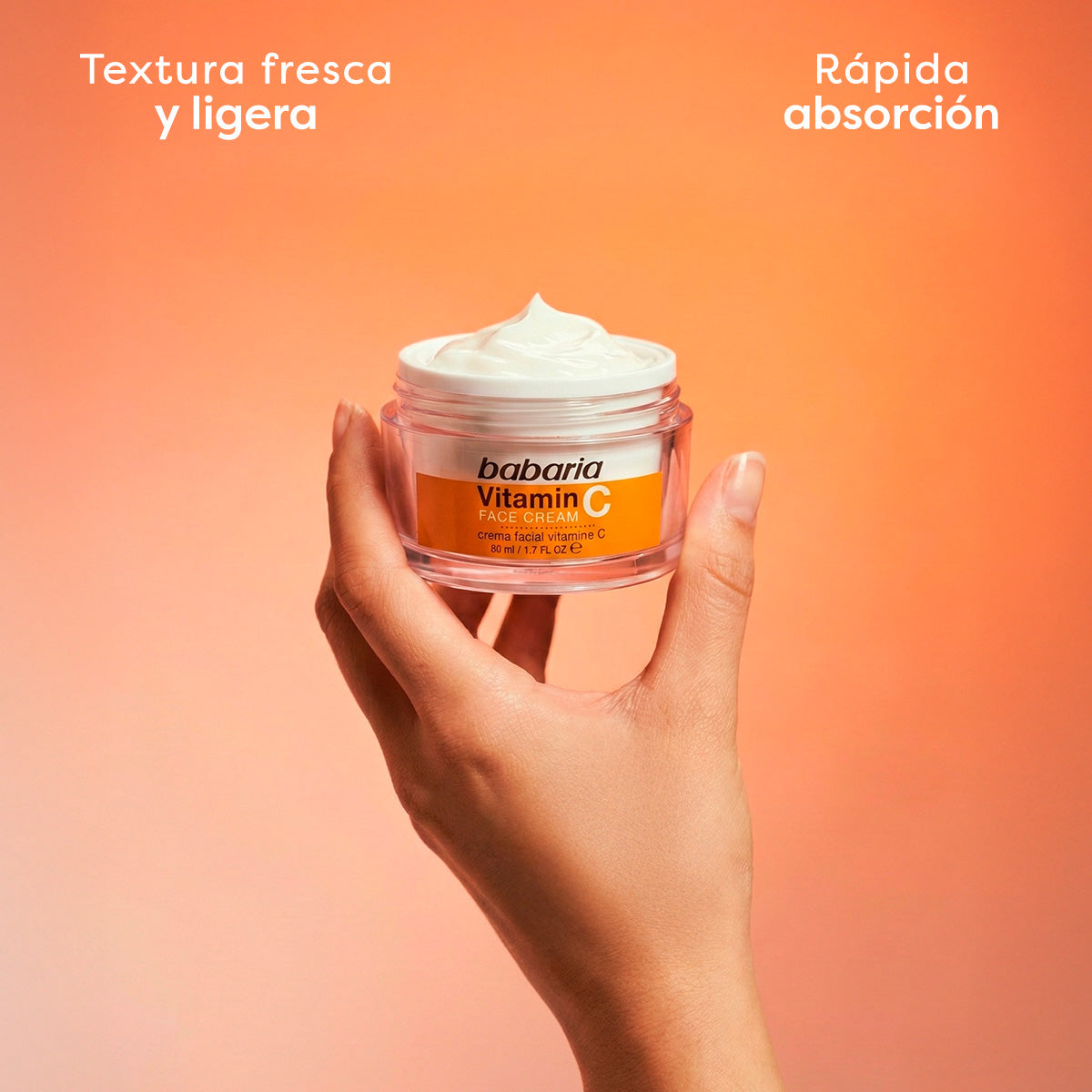 Babaria Crema Facial Vitamina C Antioxidante + Luminosidad 50 ml
