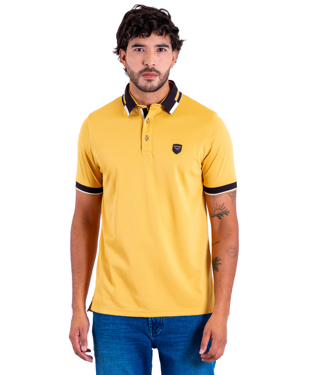 Camiseta Polo Oxford 022572 Ocre
