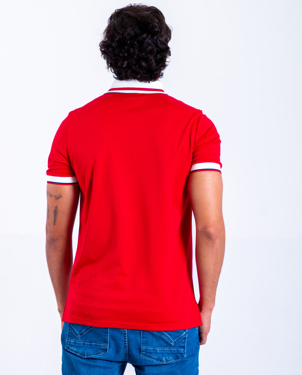 Camiseta Polo Oxford 022591 Rojo