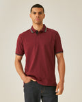 Camiseta Polo Chevignon 601H013 Slim Fit Rojo Zinfandel Oscuro