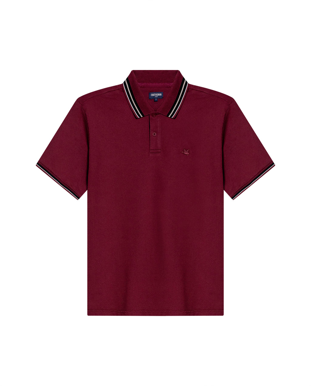 Camiseta Polo Chevignon 601H013 Slim Fit Rojo Zinfandel Oscuro