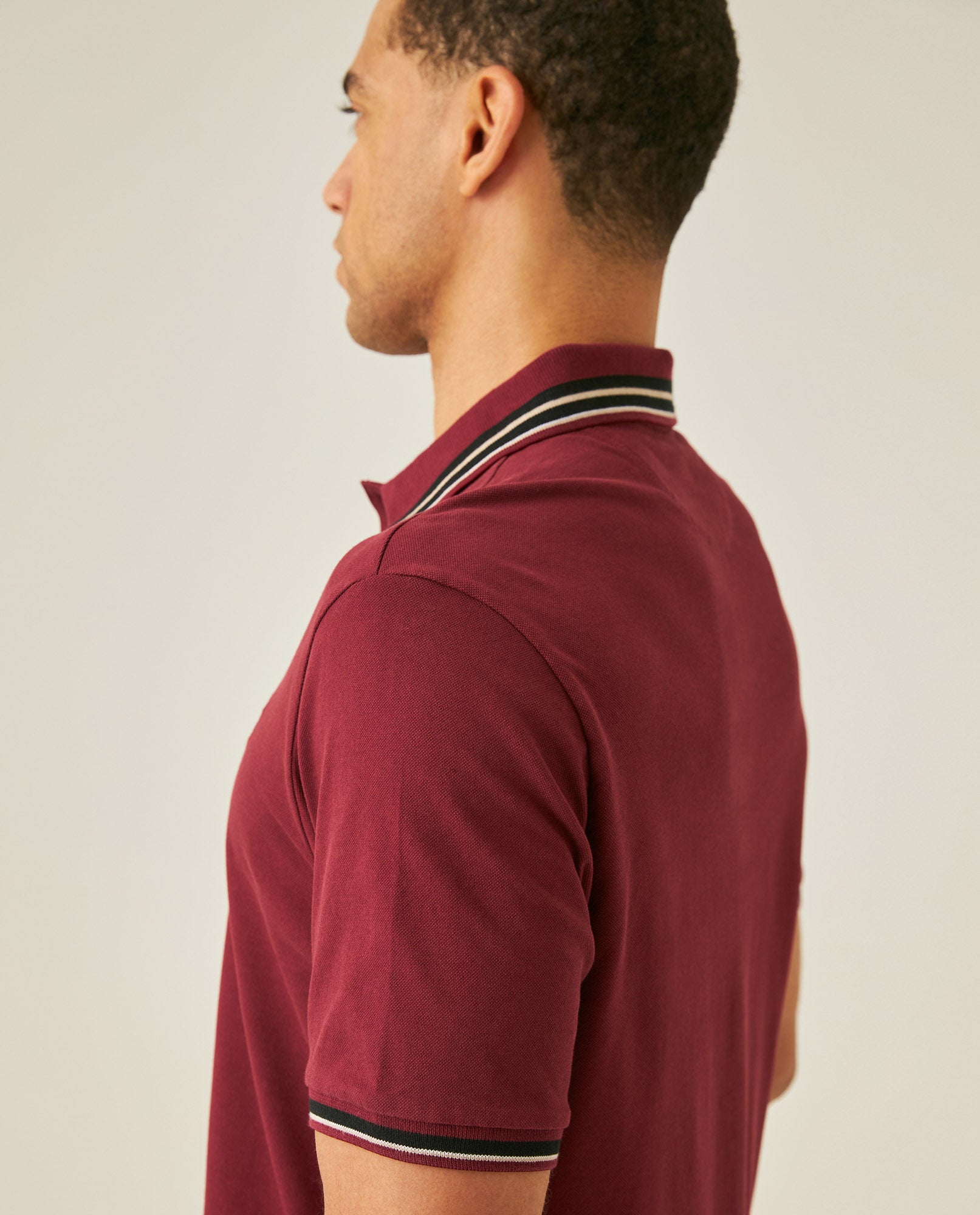 Camiseta Polo Chevignon 601H013 Slim Fit Rojo Zinfandel Oscuro
