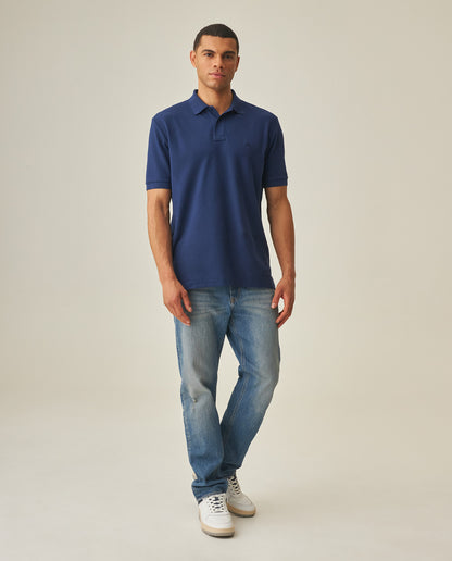 Camiseta Polo Chevignon 602H000 Classic Fit Azul Prusia Oscuro