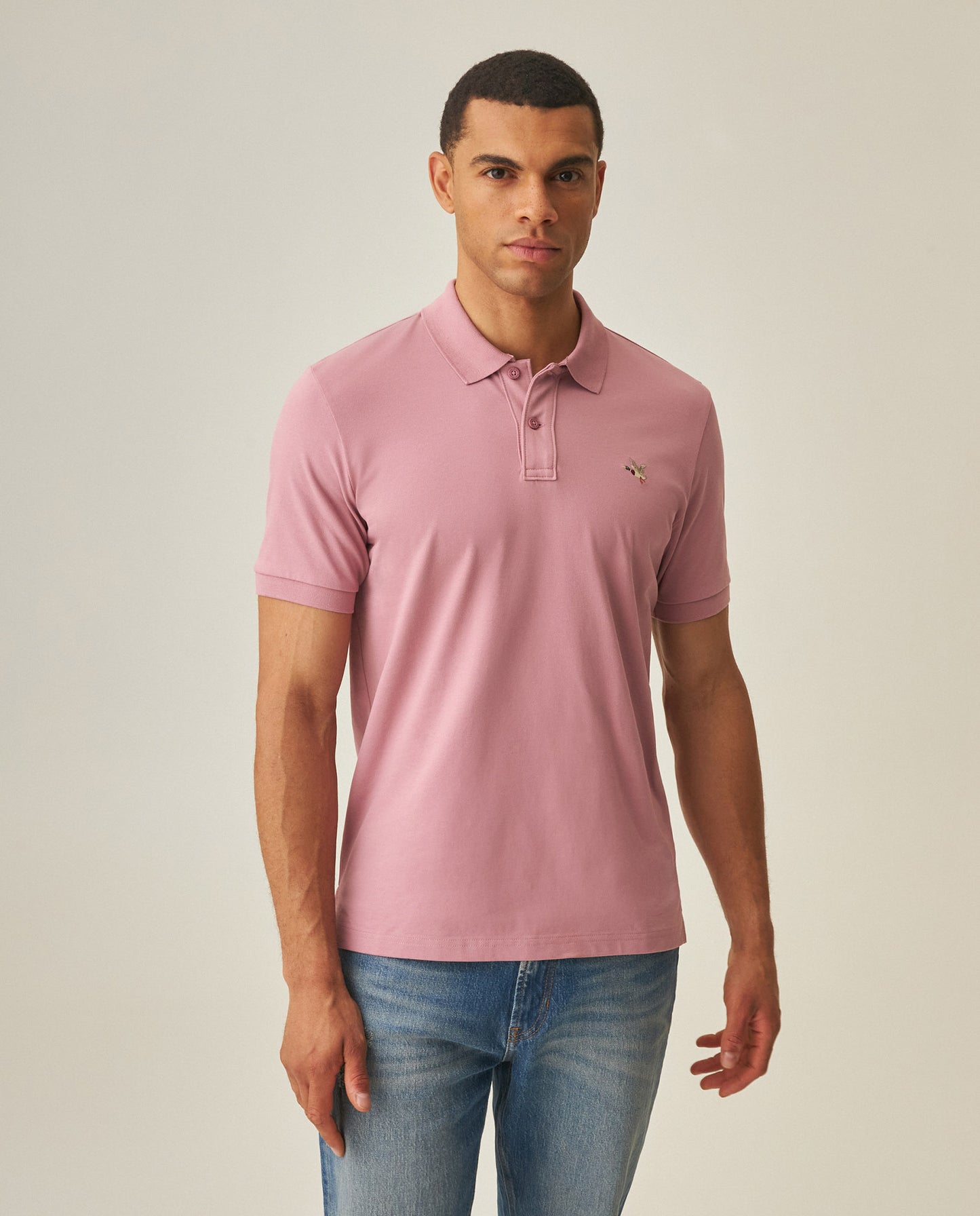 Camiseta Polo Chevignon 602H001 Slim Fit Rosa Lila Medio