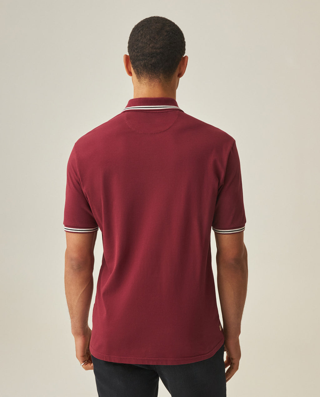 Camiseta Polo Chevignon 602H008 Classic Fit Rojo Zinfandel Oscuro