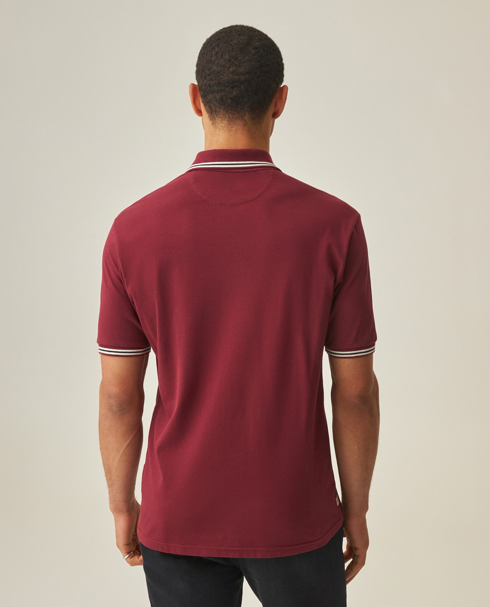 Camiseta Polo Chevignon 602H008 Classic Fit Rojo Zinfandel Oscuro