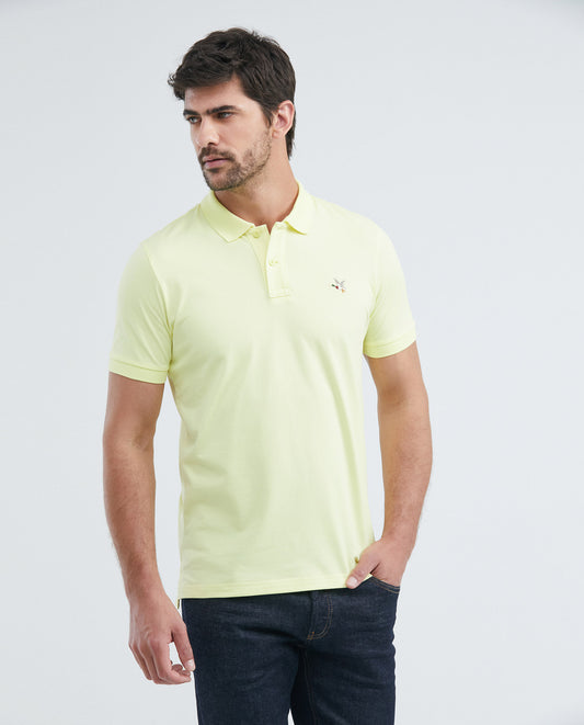 Camiseta Polo Chevignon 609E001 Slim Fit Amarillo