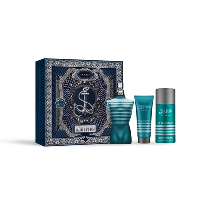 Perfume Jean Paul Gaultier Le Male Set (EDT125ml+Deo150ml+Showergel75ml)