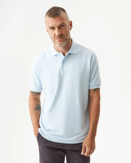 Camiseta Polo Chevignon 609G000 Classic Fit Azul Ligero Claro