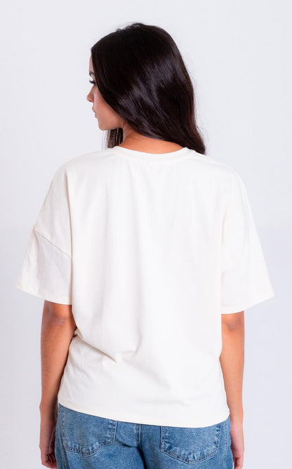 Camiseta Dama Oxford 641554 Ivory