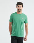 Camiseta Cuello Redondo Chevignon 649E001 Slim Fit Verde Medio