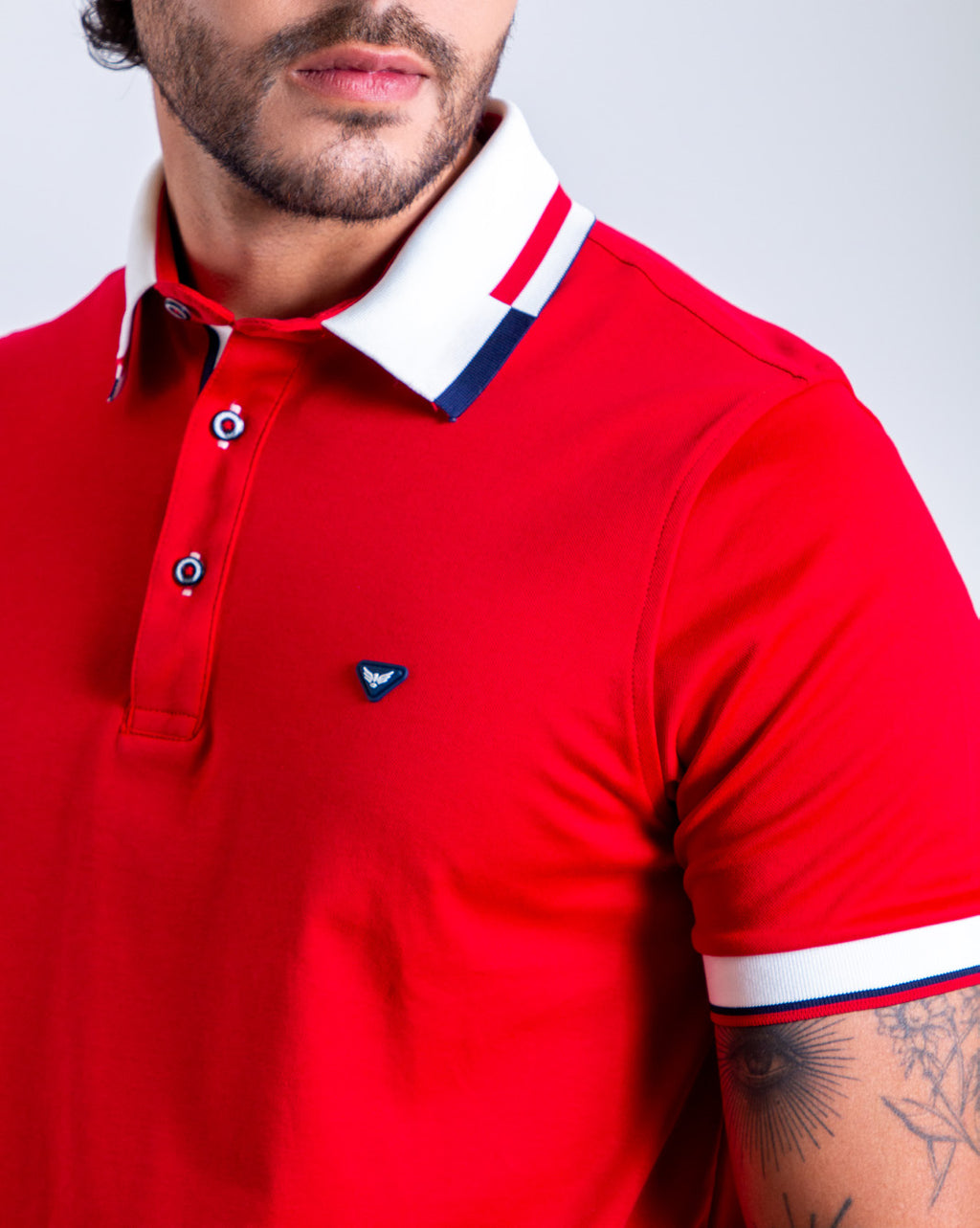 Camiseta Polo Oxford 022591 Rojo