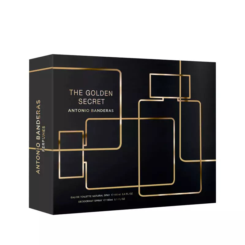 Perfume Antonio Banderas The Golden Secret Set (EDT100ml+Deo150ml)