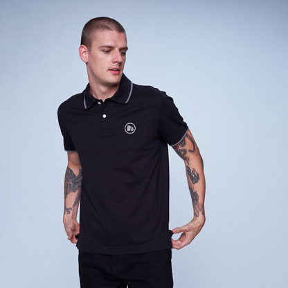 Camiseta Polo Americanino 800B803 Slim Fit Negro