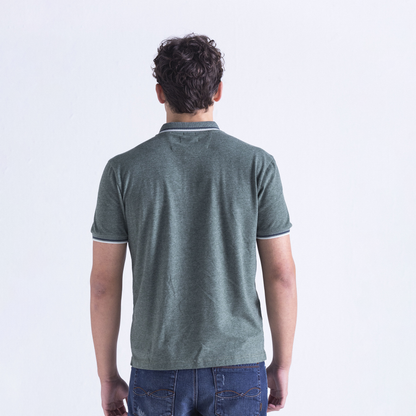 Camiseta Polo Americanino 801E008 Slim Fit Verde