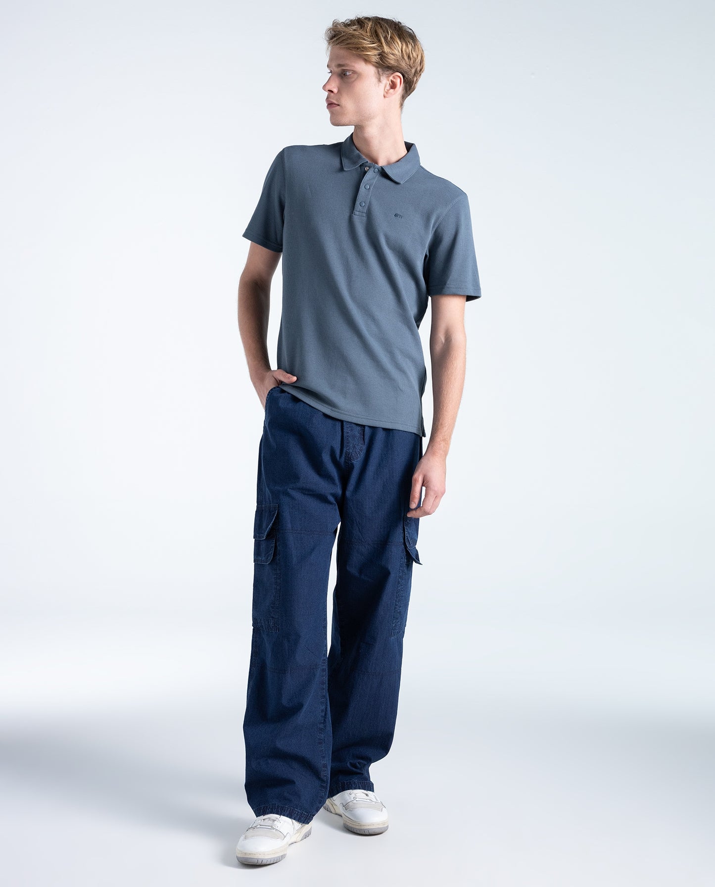 Camiseta Polo Americanino 801H006 Classic Fit Verde Ultra Oscuro