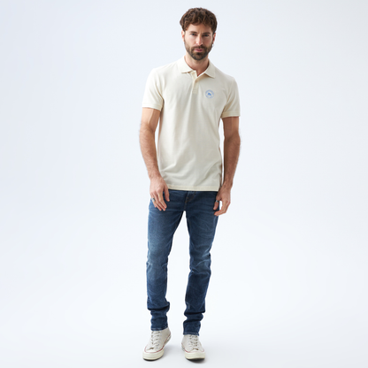 Camiseta Polo Americanino 802E006 Slim Fit Crudo