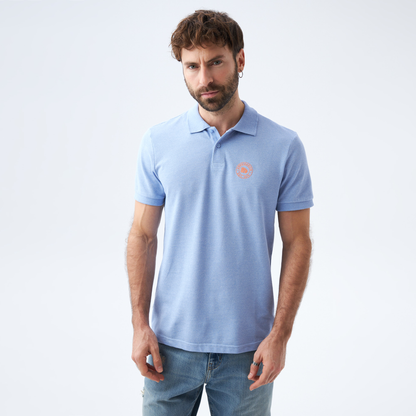 Camiseta Polo Americanino 802E006 Slim Fit Morado Claro