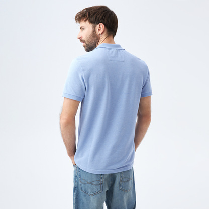 Camiseta Polo Americanino 802E006 Slim Fit Morado Claro