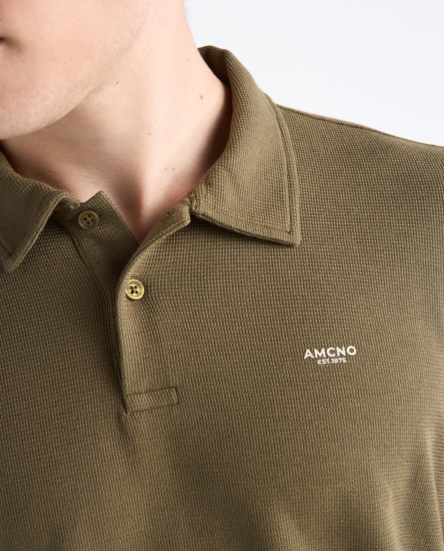 Camiseta Polo Americanino 802H004 Classic Fit Verde Cumbal Ultraoscuro