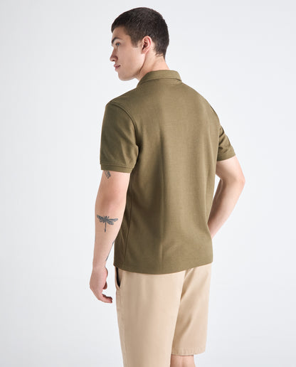 Camiseta Polo Americanino 802H004 Classic Fit Verde Cumbal Ultraoscuro