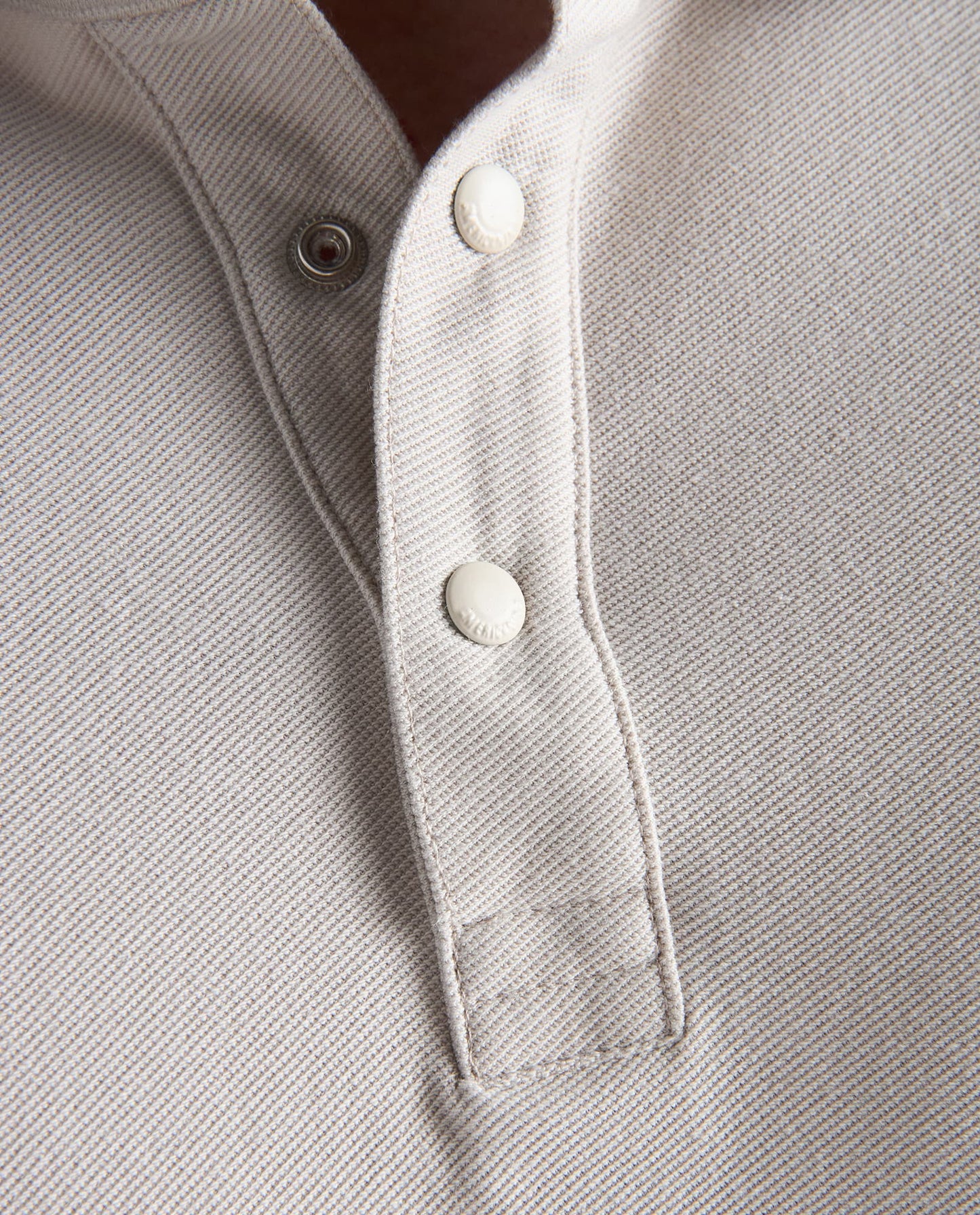 Camiseta Polo Americanino 802H007 Classic Fit Crudo Plata Claro