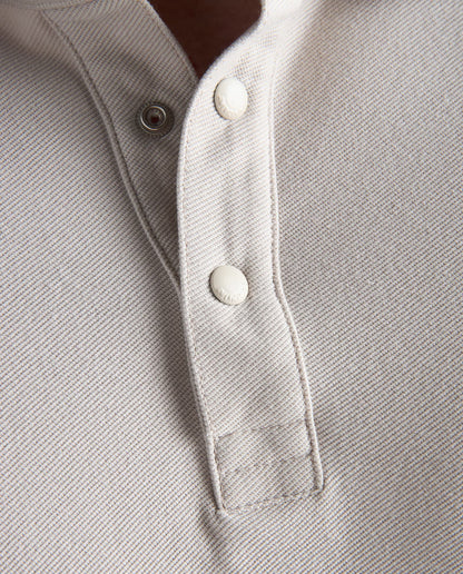 Camiseta Polo Americanino 802H007 Classic Fit Crudo Plata Claro