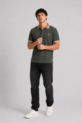 Camiseta Polo Americanino 802H023 Slim Fit Verde Selvoso Ultraoscuro