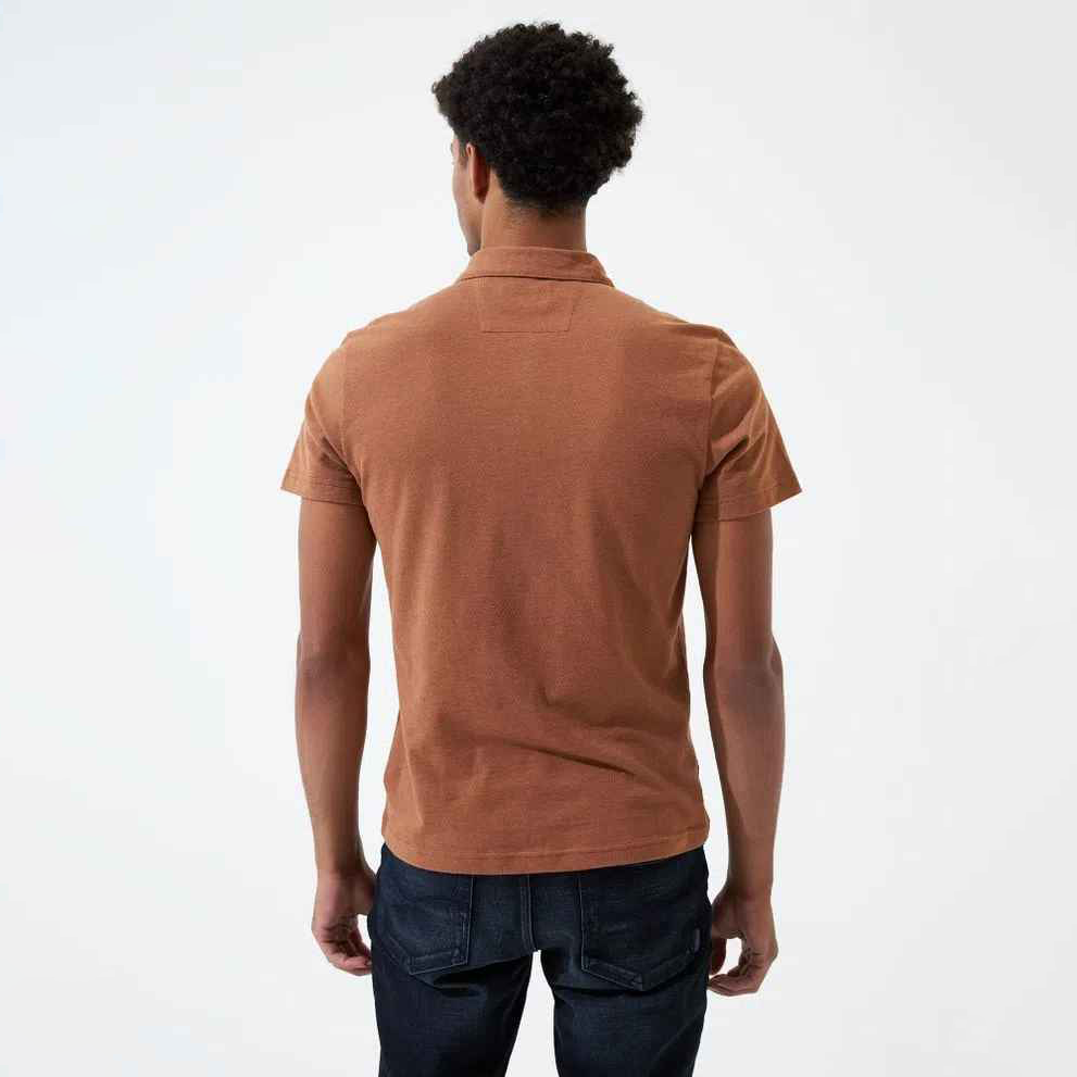 Camiseta Polo Americanino 809D002 Slim Fit Cafe
