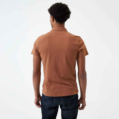 Camiseta Polo Americanino 809D002 Slim Fit Cafe