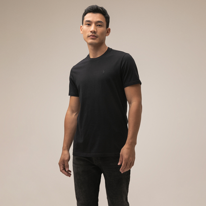 Camiseta Cuello Redondo Americanino 840D000 Basica Slim Fit Negro