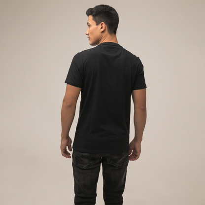 Camiseta Cuello Redondo Americanino 840D000 Basica Slim Fit Negro