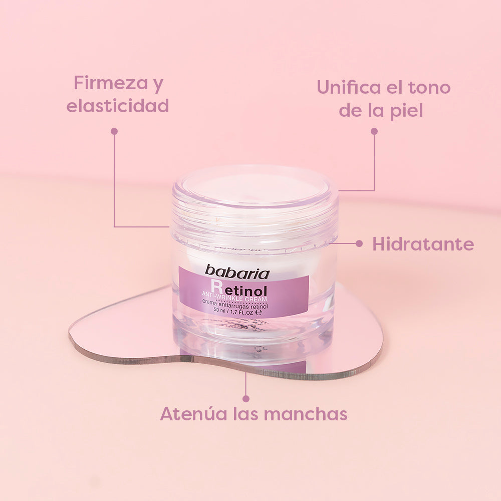 Babaria Crema Facial Retinol Antiarrugas 50 ml