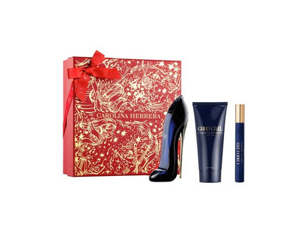Perfume Carolina Herrera Good Girl Set (EDP80ml+10ml+Bodylotion100ml)