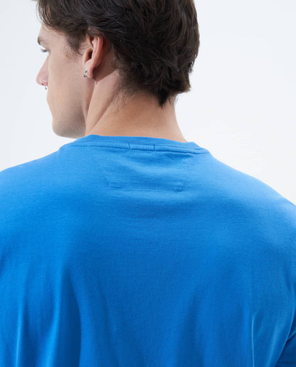 Camiseta Cuello Redondo Americanino 841F002 Slim Fit Azul Legion