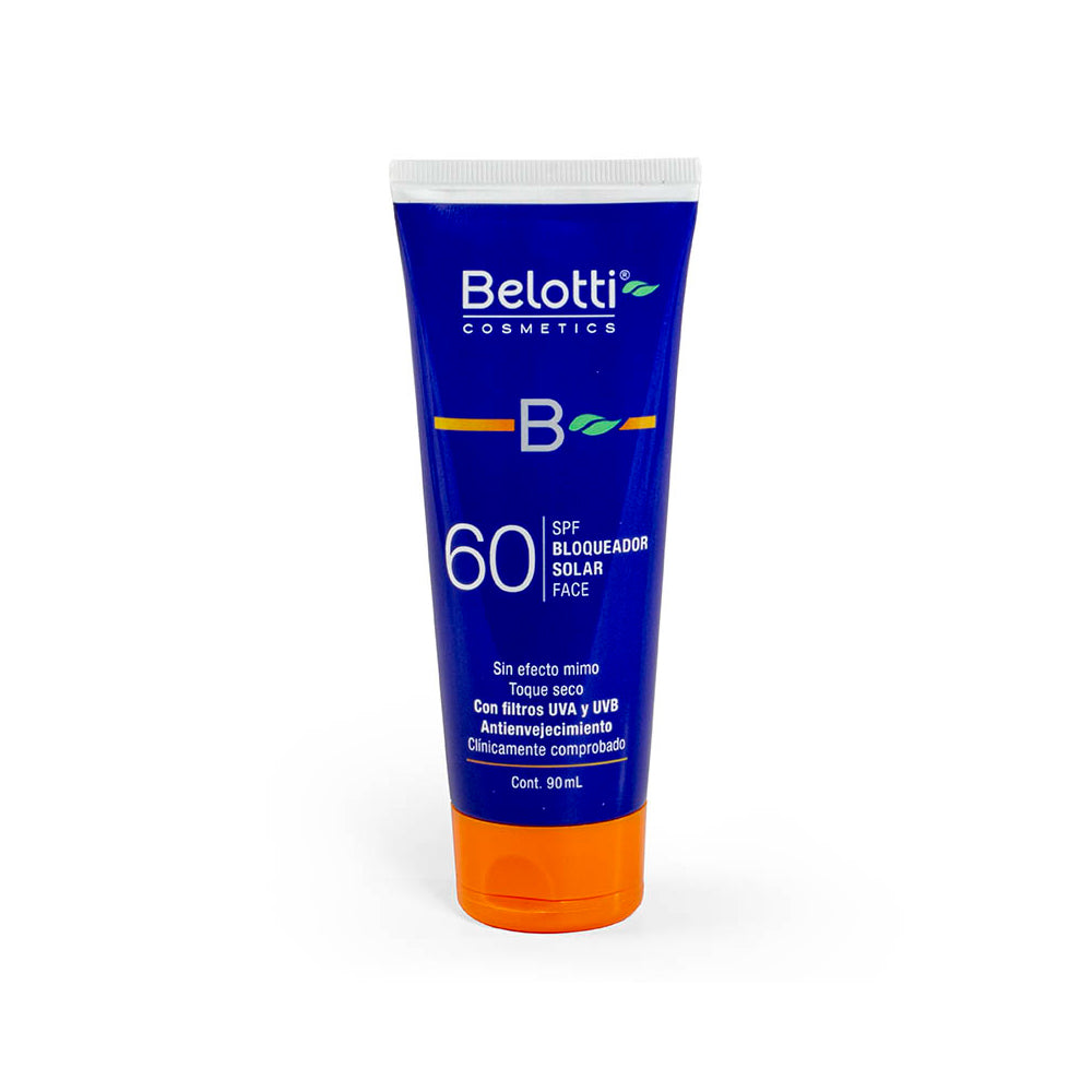 Belotti Bloqueador Solar Spf 60 90 ml Facial