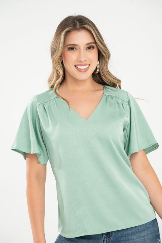 Blusa Ragstyle Pf31113493 Verde Porcelana