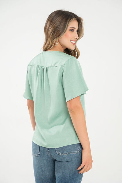 Blusa Ragstyle Pf31113493 Verde Porcelana
