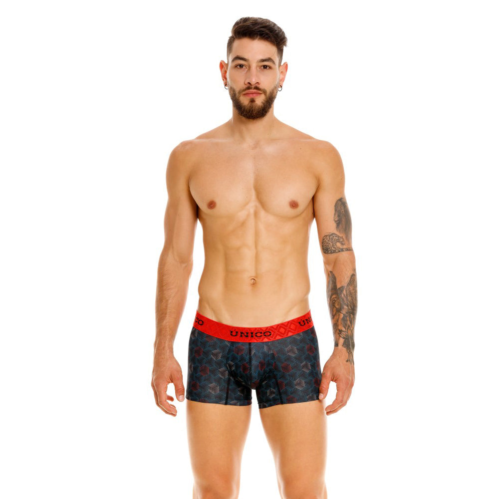 Boxer Unico Cuboide Corto Microfibra
