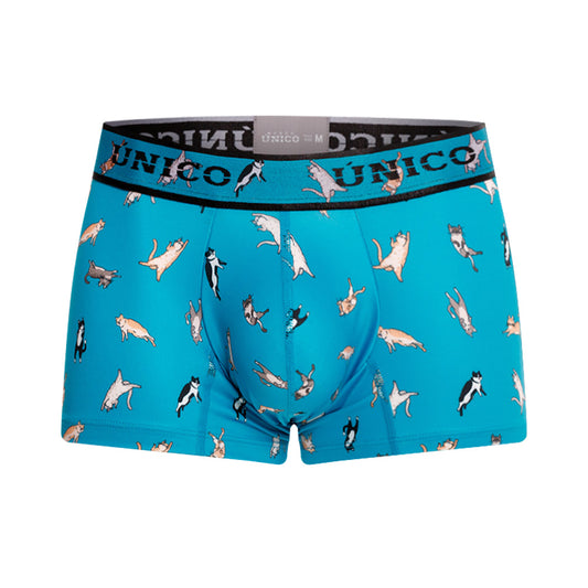 Boxer Unico Fun Felino Corto Microfibra