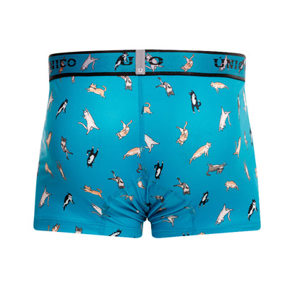 Boxer Unico Fun Felino Corto Microfibra
