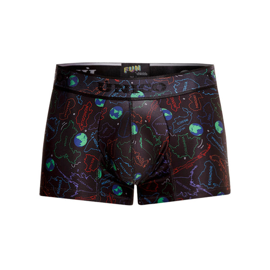 Boxer Unico Fun Geografia Medio Microfibra